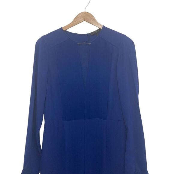 BCBGMAXAZRIA Marcee Royal Blue Wide-Leg Jumpsuit 6 - Picture 5 of 16